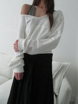 v neck pocket hoody