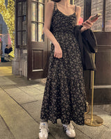 Nose Flower Long Dress