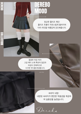 レザープリーツパンツミニスカート