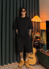 Light One-Tuck Bermuda Shorts 4COLOR