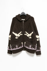 bird cowichan cardigan(2colors)