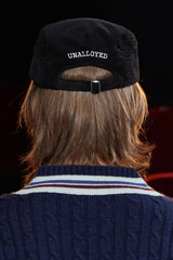 LOGO CORDUROY HUNTING CAP / BLACK
