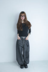 dotwing raglanT(black)