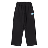 25FW ブルーオバールロゴロングパンツ ブラック