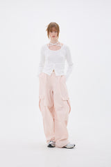 LUNA WIDE PANTS / PINK