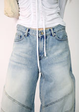 wing denim pants(2color)