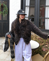 Lucy Collar Eco Fur Jacket