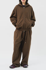 Jeff Cropped Zip Hoodie (3color)