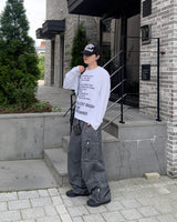 Lansen Pigment Washing Cargo Pants