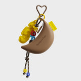 Mini EVA Banana Earbud Coin Pouch Keyring