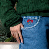 Vineca Stitch Denim Shorts