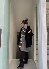 WOOL BLEND COLOR MUFFLER