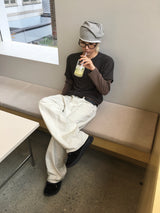 ドエン セミフレア コットンパンツ 3C