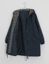 Hanfree Check Long Padding Jumper