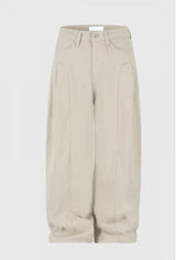 French incision wide pants (3 colors)