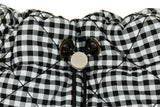 Gingham check string mini backpack (BLACK)