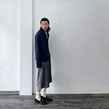 Crinkled Textured Long-Sleeve Shirt