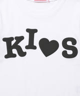 Bumpy Kiss Logo Tee White (KIB6MFT503A)