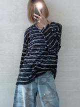 (UNISEX) Sys Loose See-through Knit