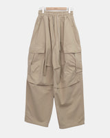 Teken Button Wide Cargo Pants