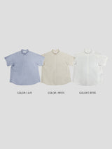 Summer seersucker shirts 3color