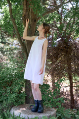 BACK RIBBON DRESS (2 COLORS)