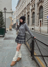 Mori Check Tennis Skirt