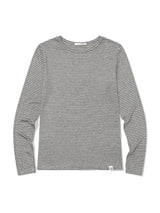 薄手ストライプTシャツ(グレー)