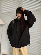 [unisex] Caranne Color Matching Hood Bomber Jacket