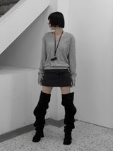 Zven Button V-Neck Knit