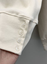 Blend Waffle Layered Halter Sweatshirt