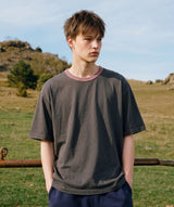 26SS★ チョーカーピグメントリンガー半袖Tシャツ