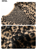 Mohair Leopard Cardigan Knitwear