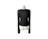 Robo Tencel See-through Snap Cardigan
