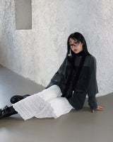 Layered printed oversized fit T-shirt