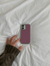 o.color mauve pink case (silver epoxy)