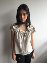 French puff blouse (3color)