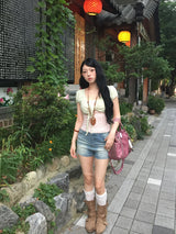 Pink Dot Bolero Tee