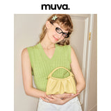 muva.リアルレザー クラウド ショルダーバッグ