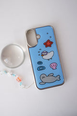 Swimming Blue(Silver Epoxy)