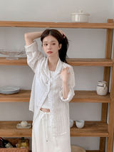 BZ Stripe Pocket Loose Fit Shirt (3color)