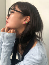 Pastel doodle piercing (Apple green)