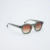Vatic Vintage Optical Otosan Olive green-framed gradient tea lens