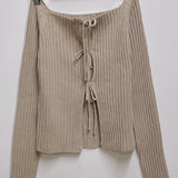 Something Ribbon Cardigan Knitwear