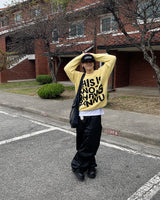 No.0988 lettering angora KNIT (3color)
