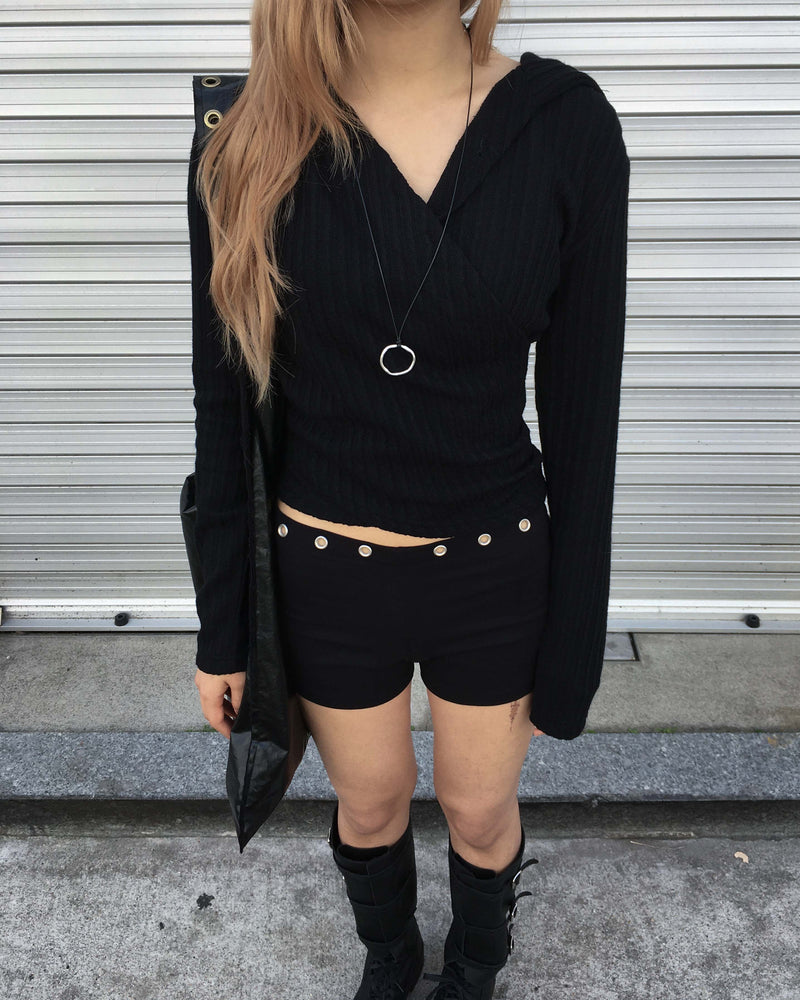 Eyelet shorts