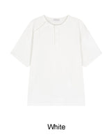 フェルダー ダブル ヘンリーネック ショートスリーブ Tシャツ