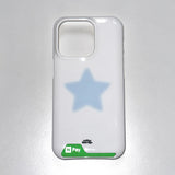[made] bebe star skyblue phone case (card hard)
