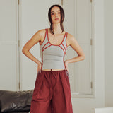 Sporty Line Tank Top (GRAY)
