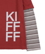KIFFFF Layered T-Shirt (Burgundy) K25QB682